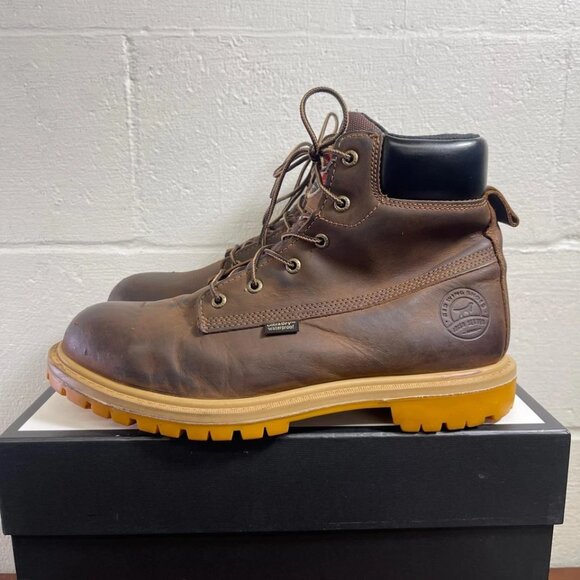 Red Wing Irish Setter 83614 Waterproof Brown Nubuck Safety Work Boots Men\'s 11 D main image 15